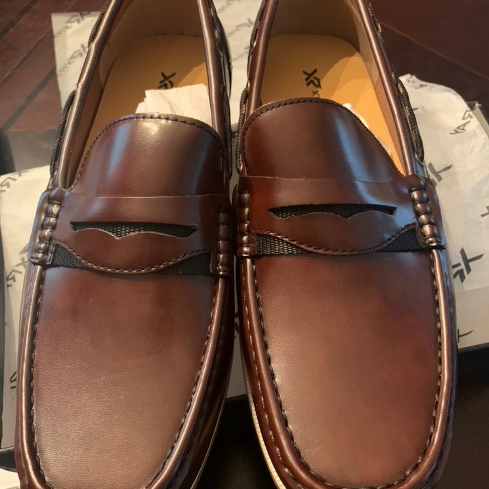 X-ray Men's Moccasin  Sz 12 Dark brown